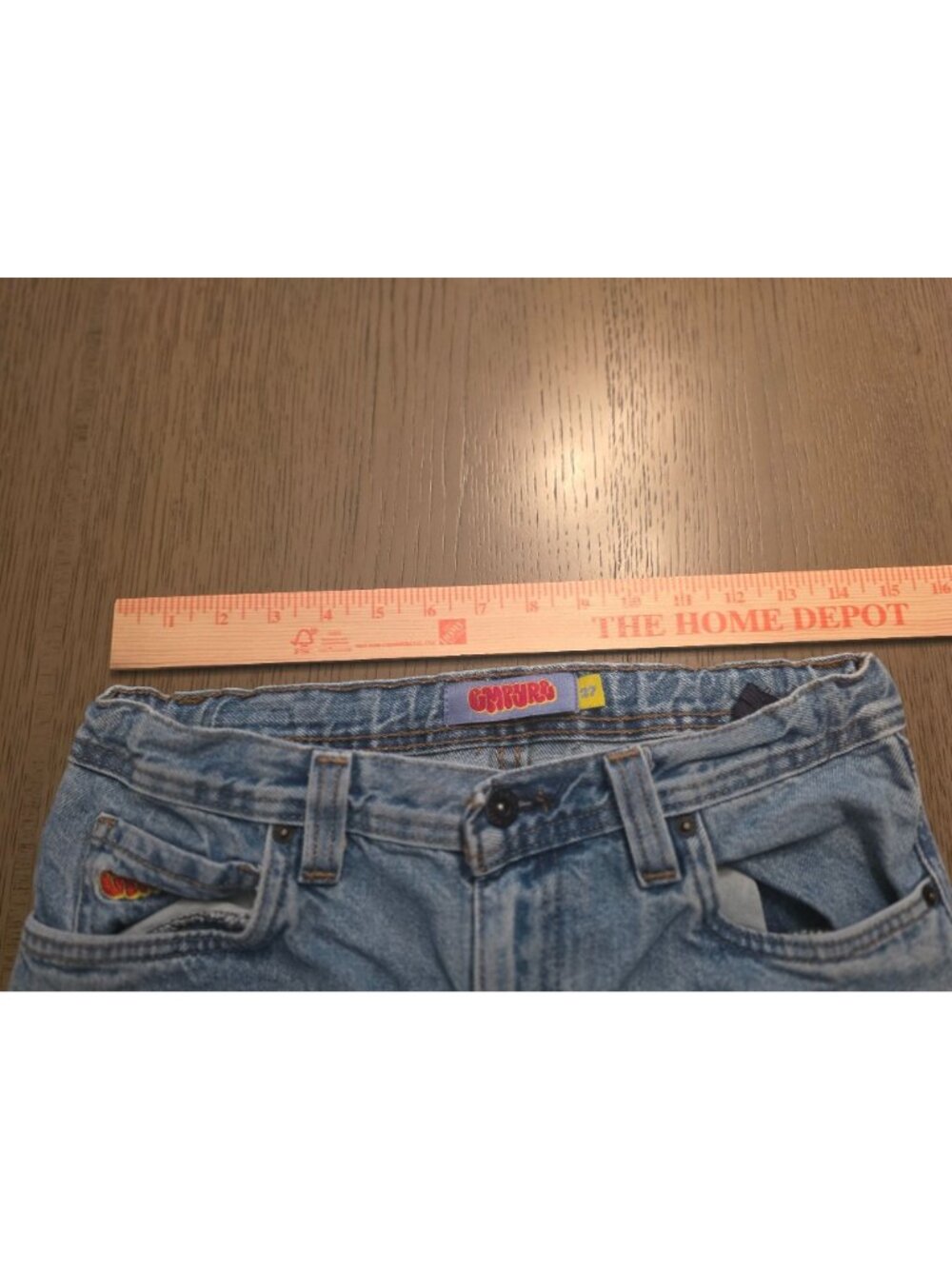 Vtg Empyre Straight Leg Jeans Cotton size 27 Adjustable Waist - Picture 8 of 12